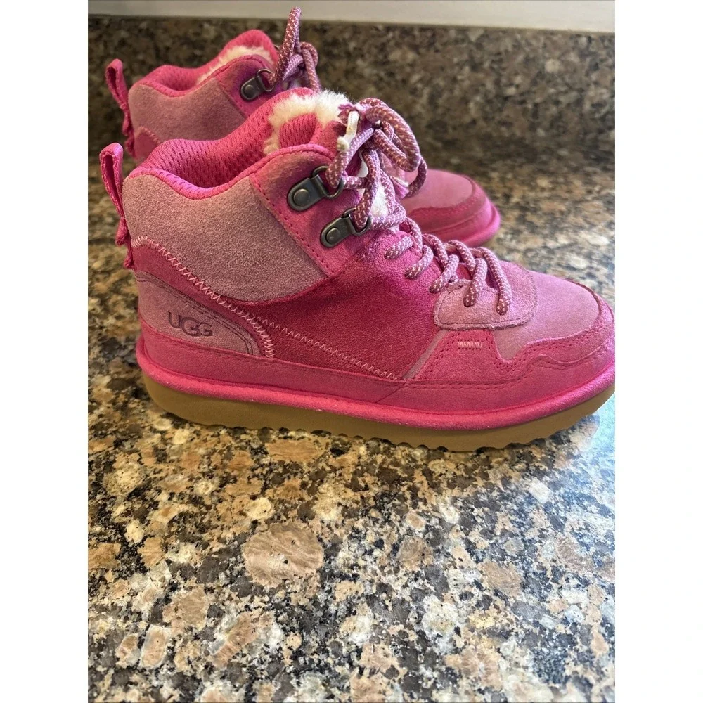 UGG Highland Hi Heritage Boots Pink Raspberry Sorbet 1134550K Kids 3 Women 5